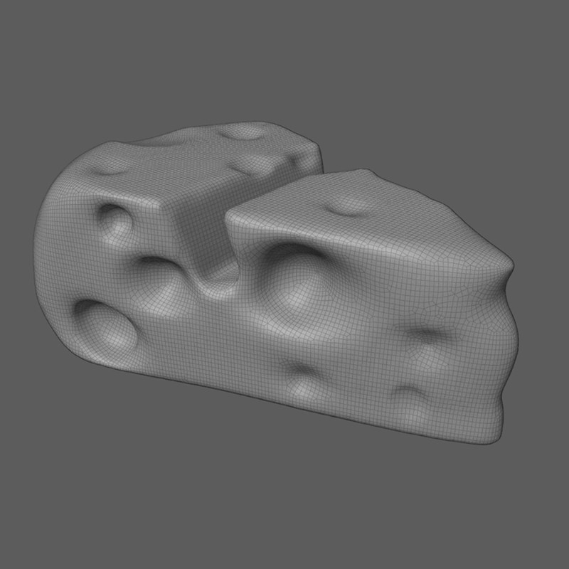 Cheese phone stand or phone holder 3d print model ready 3D print model Modello di stampa 3D .c4d .max .obj .3ds .fbx .stl .blend