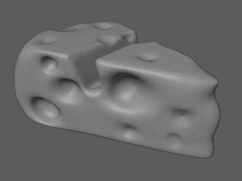 Cheese phone stand or phone holder 3d print model ready 3D print model 3D-Druckmodell