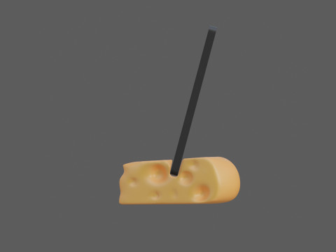 Cheese phone stand or phone holder 3d print model ready 3D print model Modello di stampa 3D