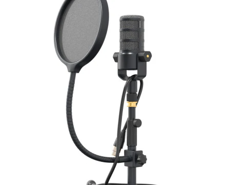 Filtre anti-pop sur pied Rode Podmic Modèle 3D
