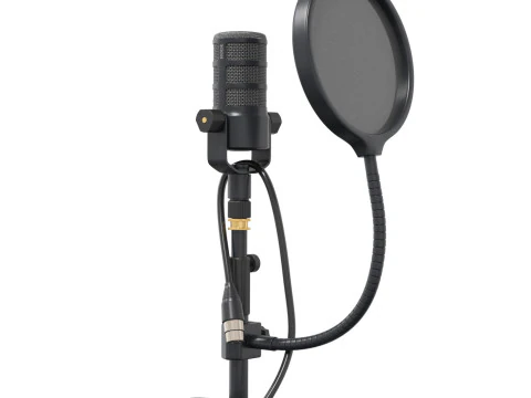 Filtro pop con supporto podmic Rode Modello 3D