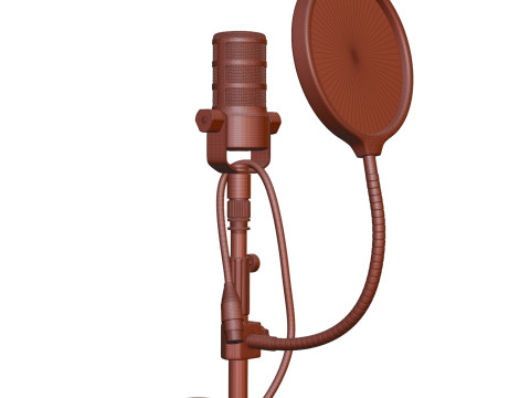 Rode podmic stand popfilter Modèle 3D