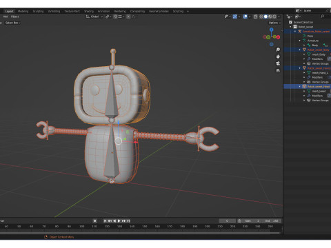 Sweet robot 3D Model