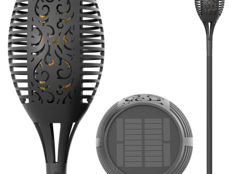 Outdoor Garden Light Solar street garden lamp 3D Model