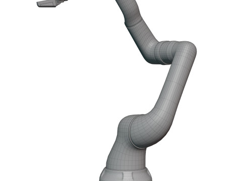 Robotic arm manipulator industrial 3D मॉडल
