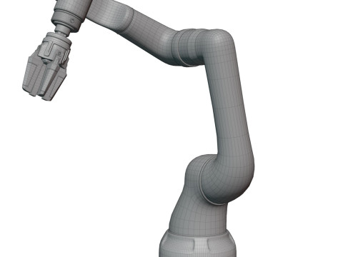 Robotic arm manipulator industrial 3D मॉडल