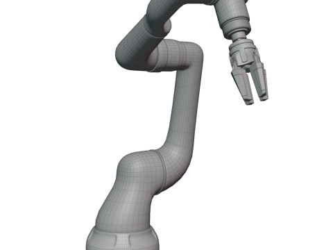Robotic arm manipulator industrial 3D मॉडल