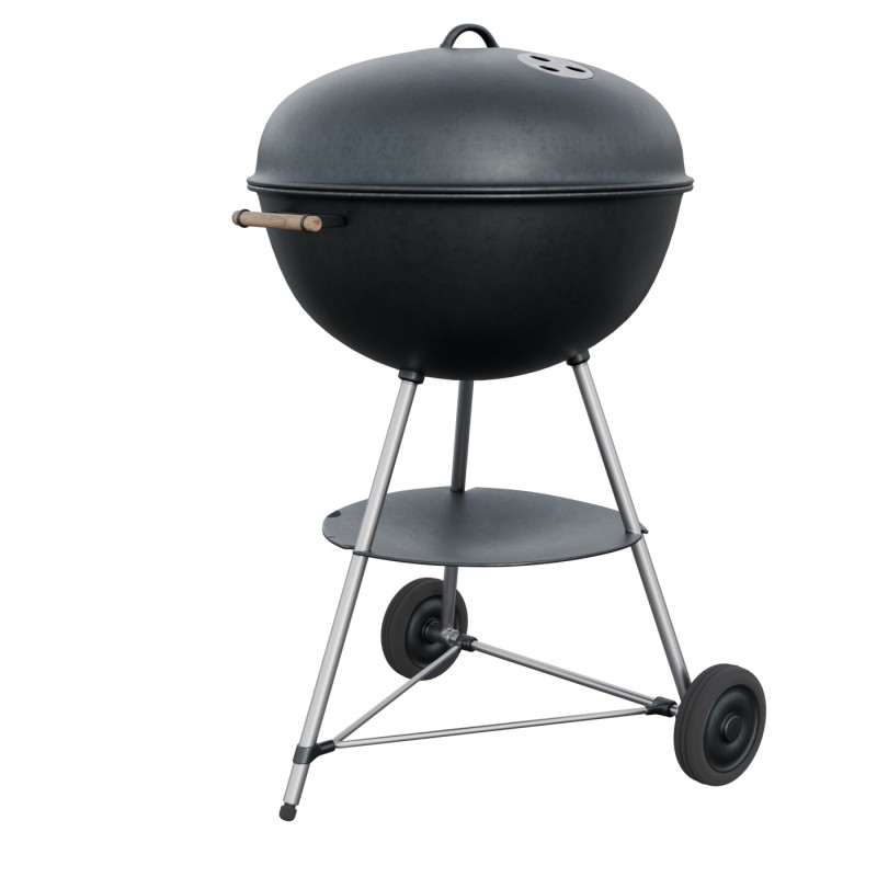 BBQ round weber style 3D 模型 .c4d .max .obj .3ds .fbx .stl .blend