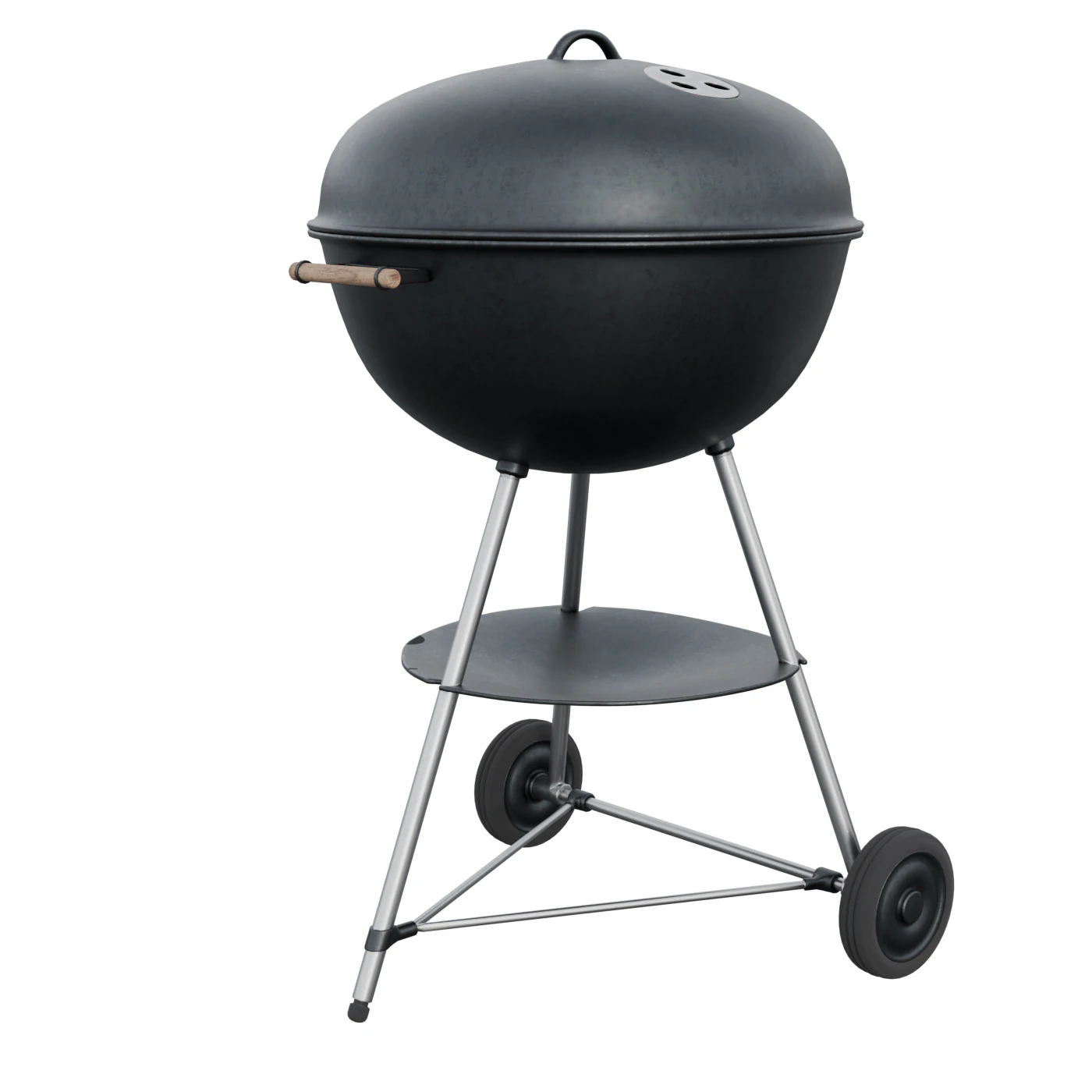 BBQ round weber style 3D Model .c4d .max .obj .3ds .fbx .stl .blend 