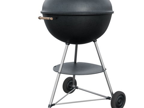 BBQ round weber style 3D Model