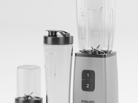 Daily Collection Mini Blender Multi Chopper 3D Модель