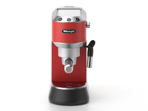 Coffee machine espresso barista stainless model subdivision 3D 모델