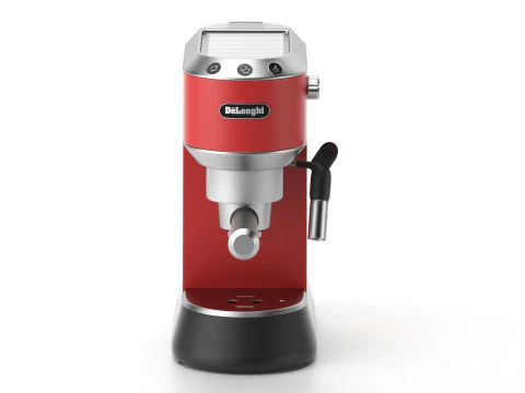 Coffee machine espresso barista stainless model subdivision 3D Model