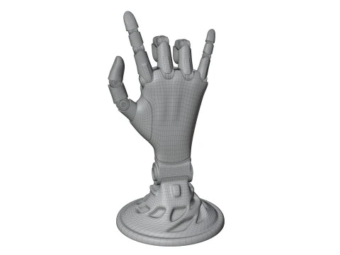 Mechanical hand robot figure 3D Model