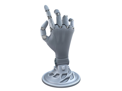 Mekanik el robotu figürü 3D Model