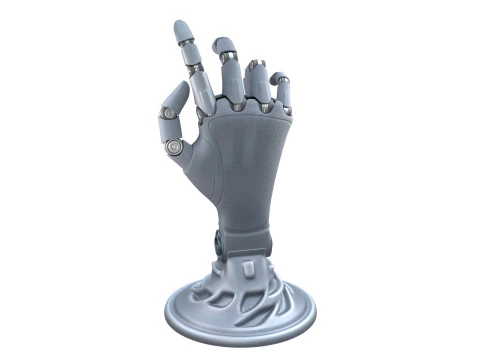 Mechanical hand robot figure 3D Model