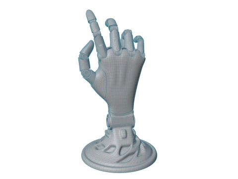 Mechanical hand robot figure 3D Model