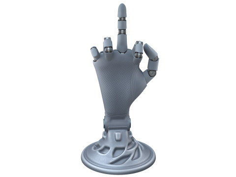 Mekanik el robotu figürü 3D Model