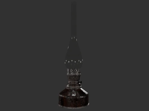 오일램프 3D 모델