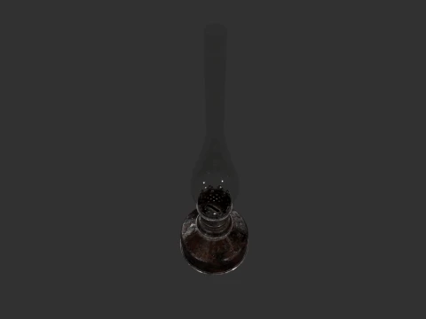 오일램프 3D 모델