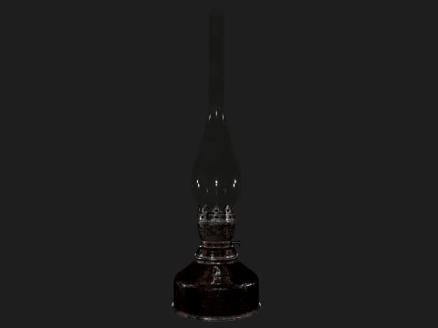 오일램프 3D 모델