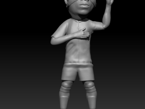 Osimhen 3D Baskı Modeli