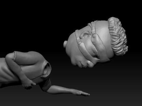 Osimhen 3D Baskı Modeli