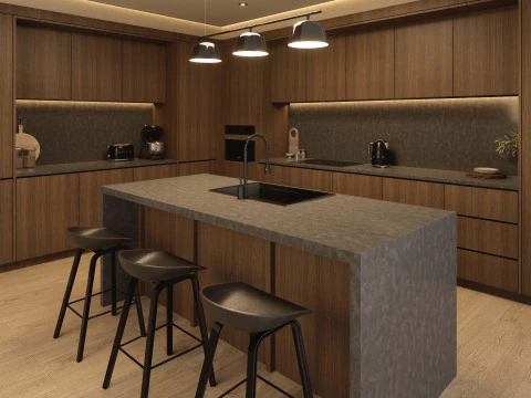 Kitchen Design 3D Model