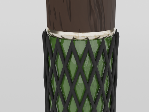 Nunchucks with an iron chain 3D-Modell