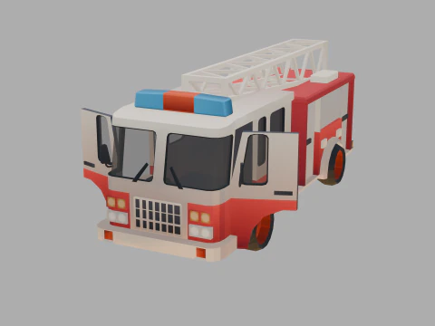 Stylized lowpoly vehicle pack - L-poly 3D Model