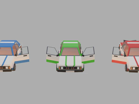Stylized lowpoly vehicle pack - L-poly 3D Model