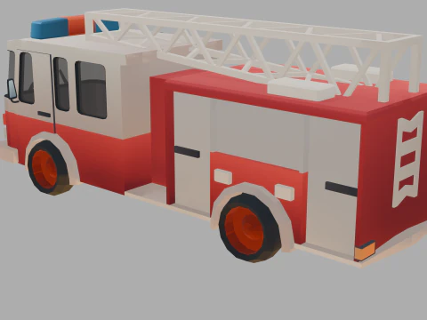 Stylized lowpoly vehicle pack - L-poly 3D Model