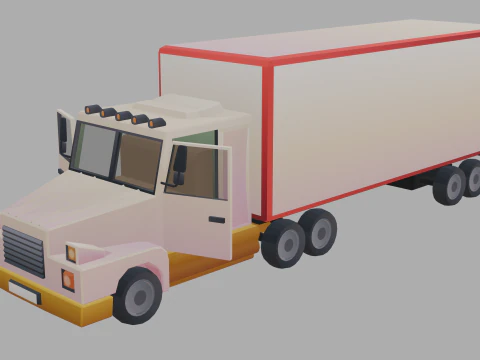 Stylized lowpoly vehicle pack - L-poly 3D Model