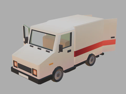Stylized lowpoly vehicle pack - L-poly 3D Model