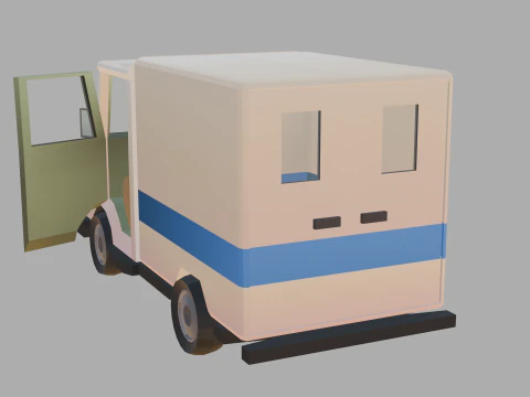 Stylized lowpoly vehicle pack - L-poly 3D Model