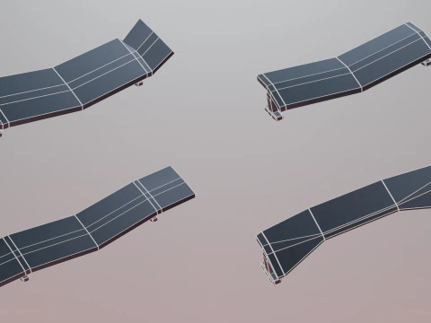 Low poly car model with various modifications 3D Model
