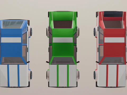 Low poly sport car model - Free low-poly 3D Model