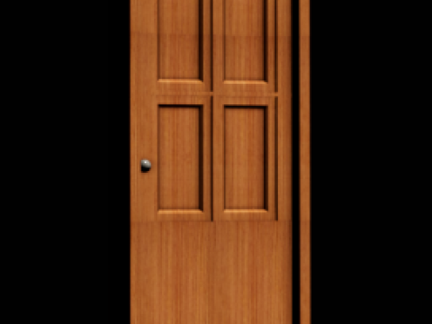 WOOD DOOR 3D-Modell