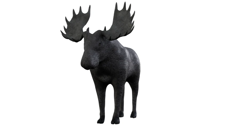 Лось 3d 3D Модель .c4d .max .obj .3ds .fbx .stl .blend 