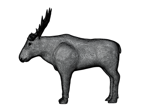 Moose 3d 3D Модель