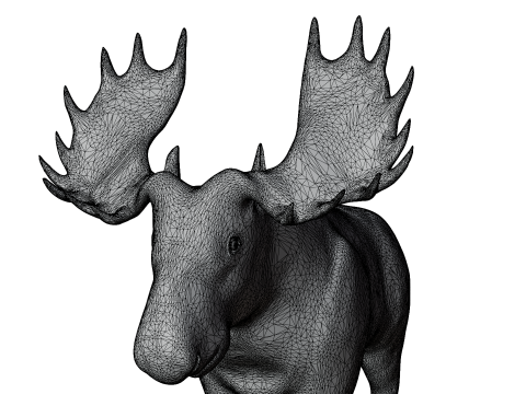 Moose 3d 3D Модель