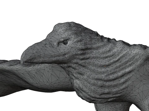 イーグル 3D 3Dモデル