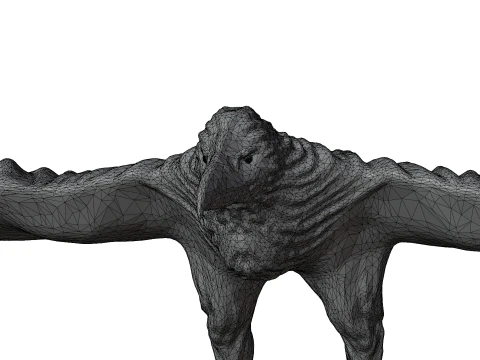 イーグル 3D 3Dモデル