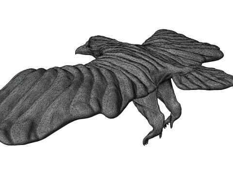 イーグル 3D 3Dモデル