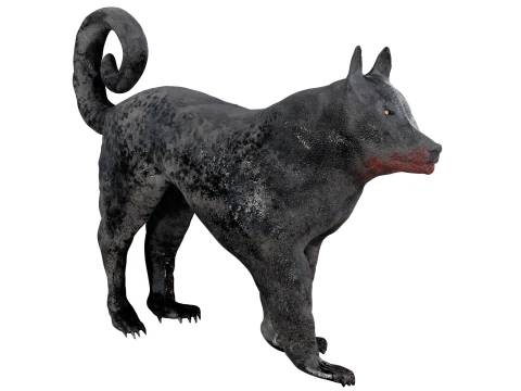 Вовк 3d 3D Модель