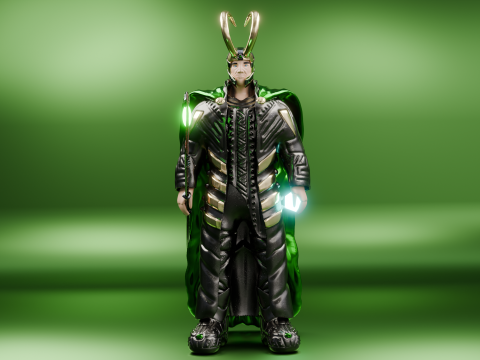 Loki 3d Model 3D