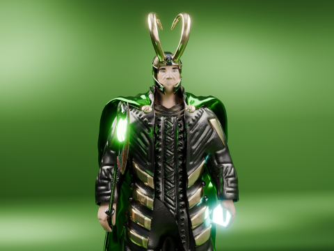 Loki 3d Model 3D