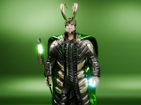 Локі 3d 3D Модель