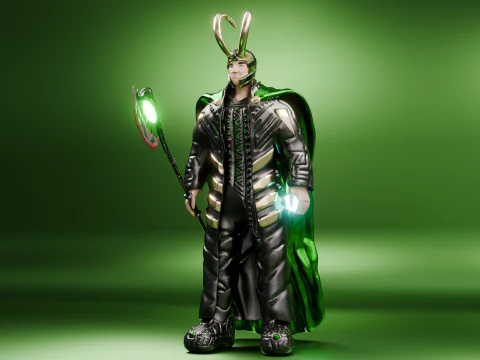 Локі 3d 3D Модель