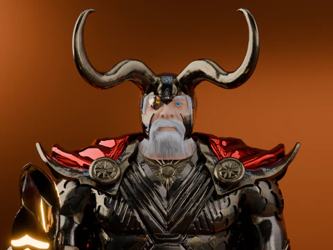Odin 3d 3D Model